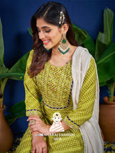 Maharaj Fashion Hub Anarkali Gown Set β Elegant Flared Gown with Bottom and Dupatta for Womenβs Festive & Wedding Wear
